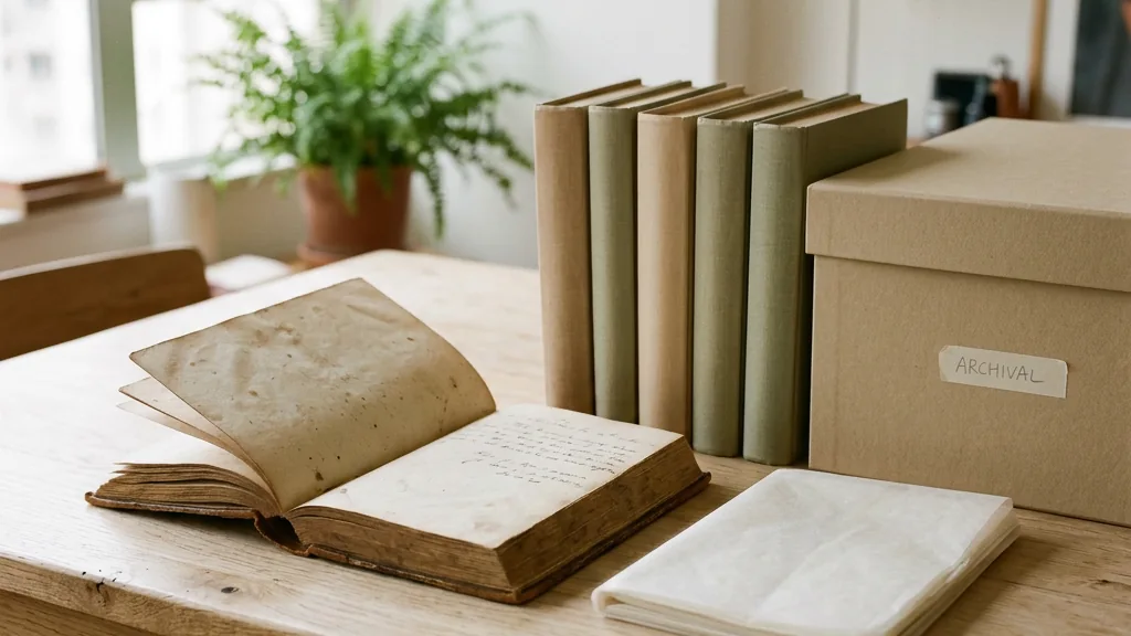 Books and acid-free archival materials