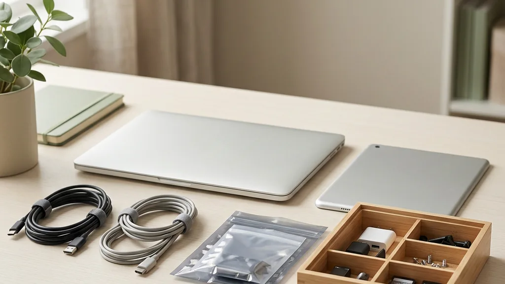 Electronics with protective storage materials